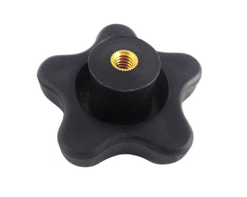 Taytools 770801 Lot 10 Each 5/16 18 Female Thread Star Knobs 2 inch Diameter with Through Insert - Image 3
